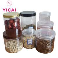 Wholesale Pet Seal Transparent Food Cans Food Packaging Plastic Bottles